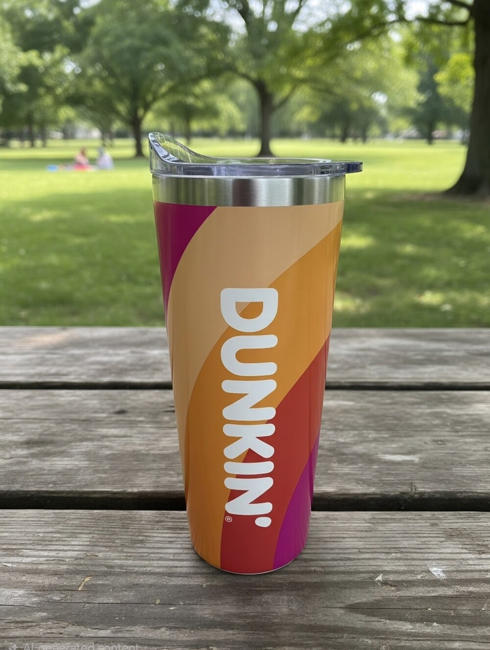 Dunkin Donuts Classic Colors Travel Tumbler Cup 20 oz 2023